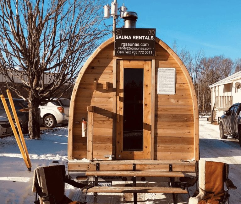 pod sauna rental in canada