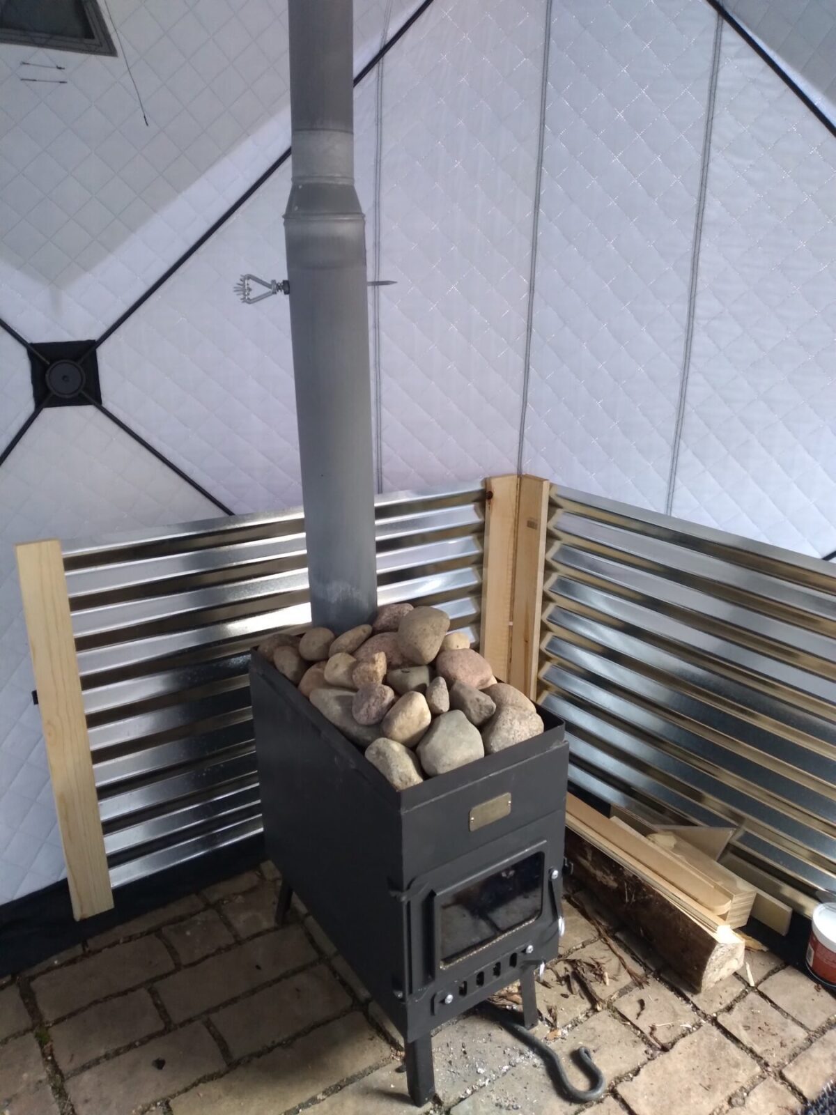 sauna wood stove