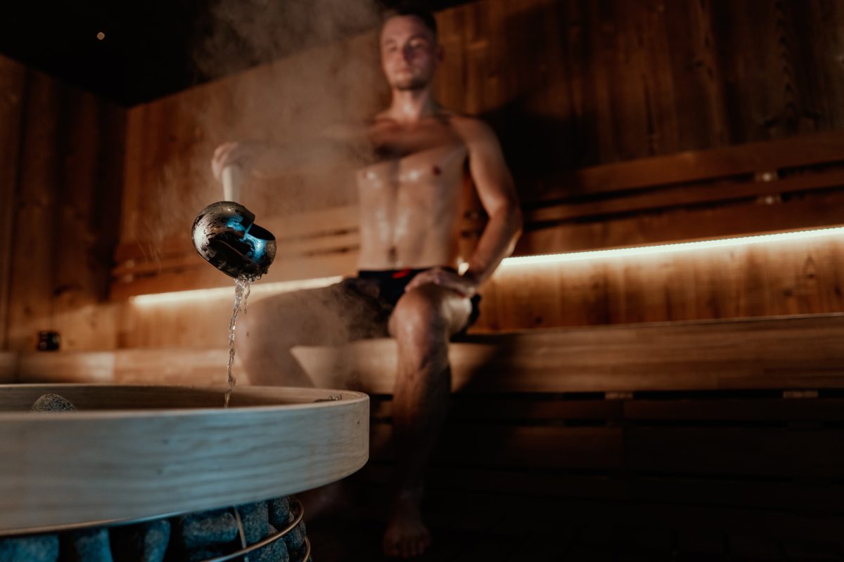 Sauna before or after workout? This guy chose after